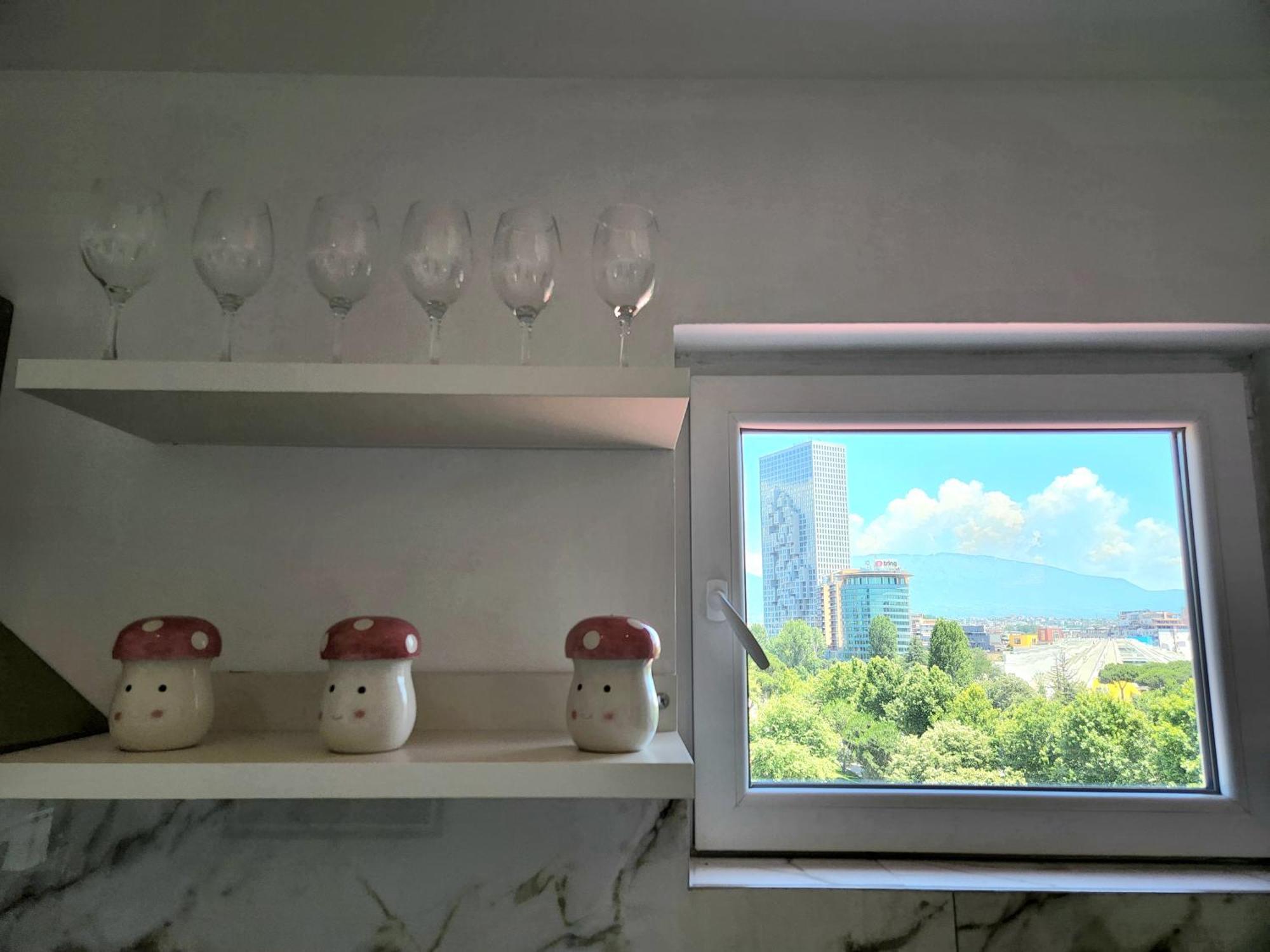 Tirana City Center Penthouse Oasis Exteriör bild